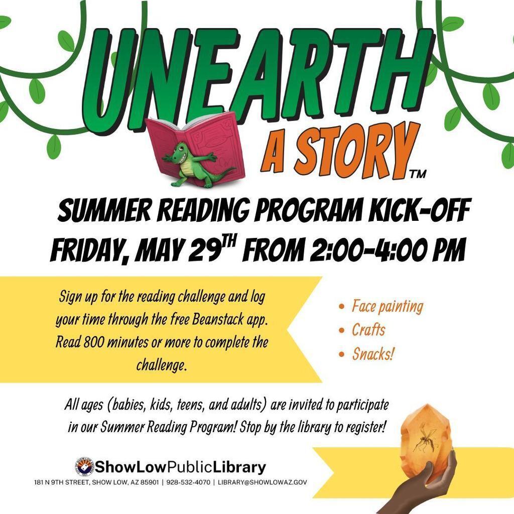 Summer Reading Kickoff Flier