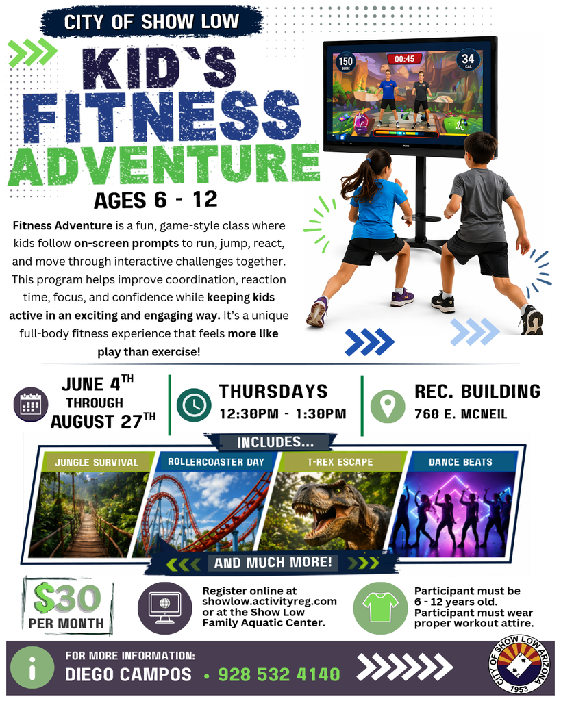 Kids' Fitness Adventure Flier