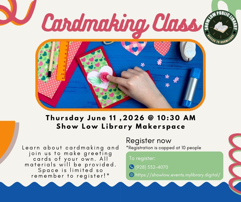 Card Making Class Flier