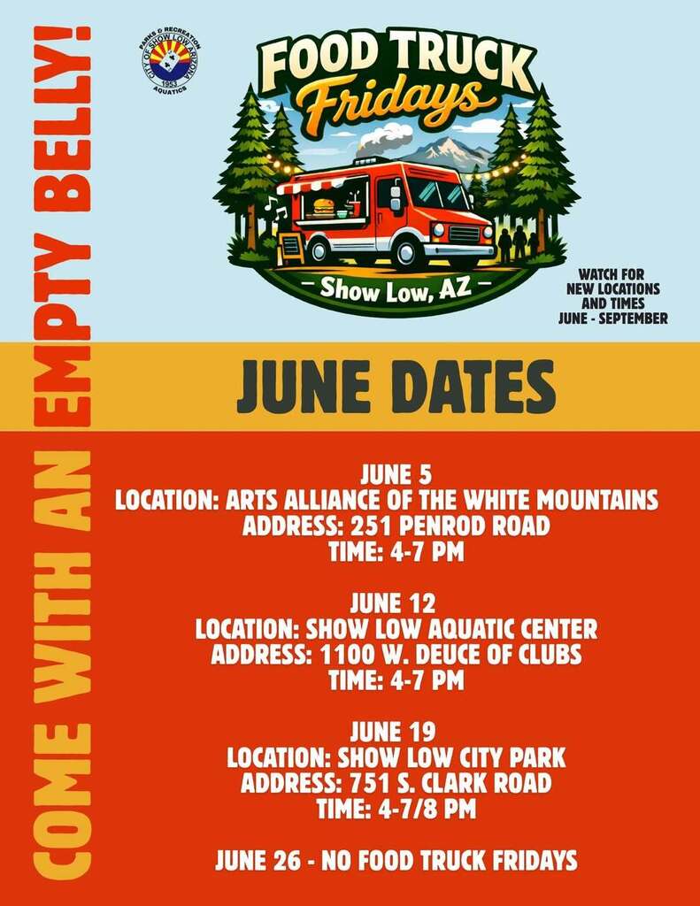 Food Truck Friday schedule