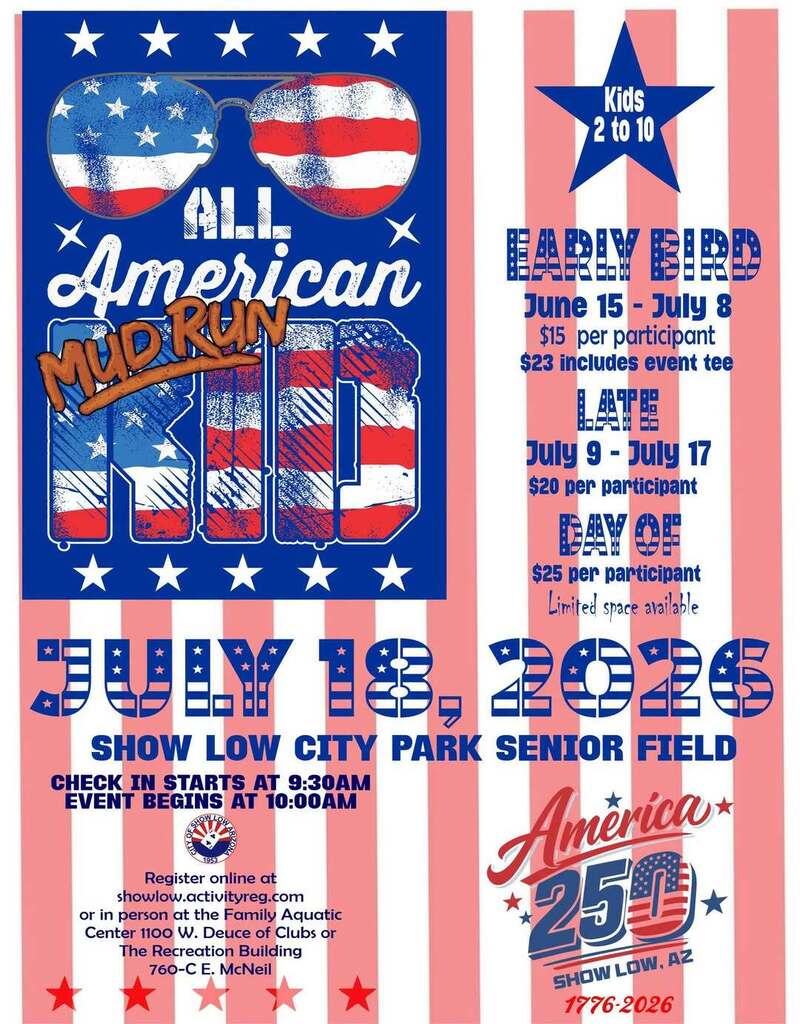 Mini Mud Run Flier