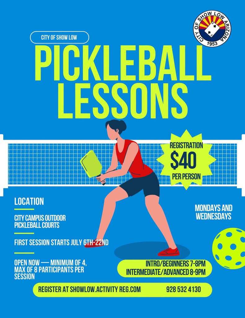 Pickleball Lessons Flier