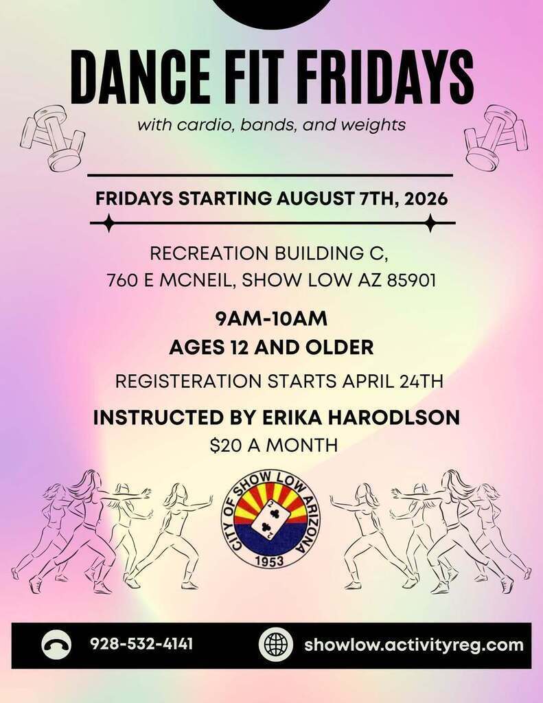 Dance Fit Fridays Flier