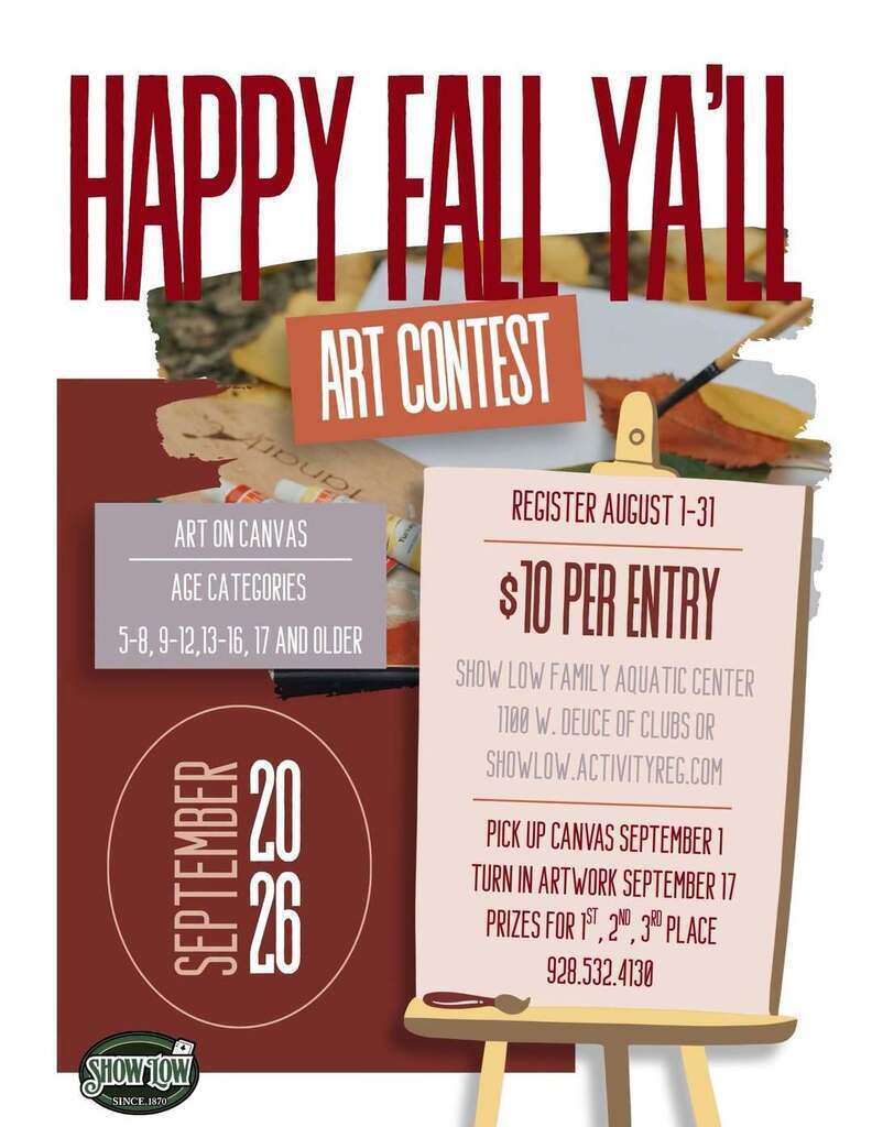 Fall Art Contest Flier