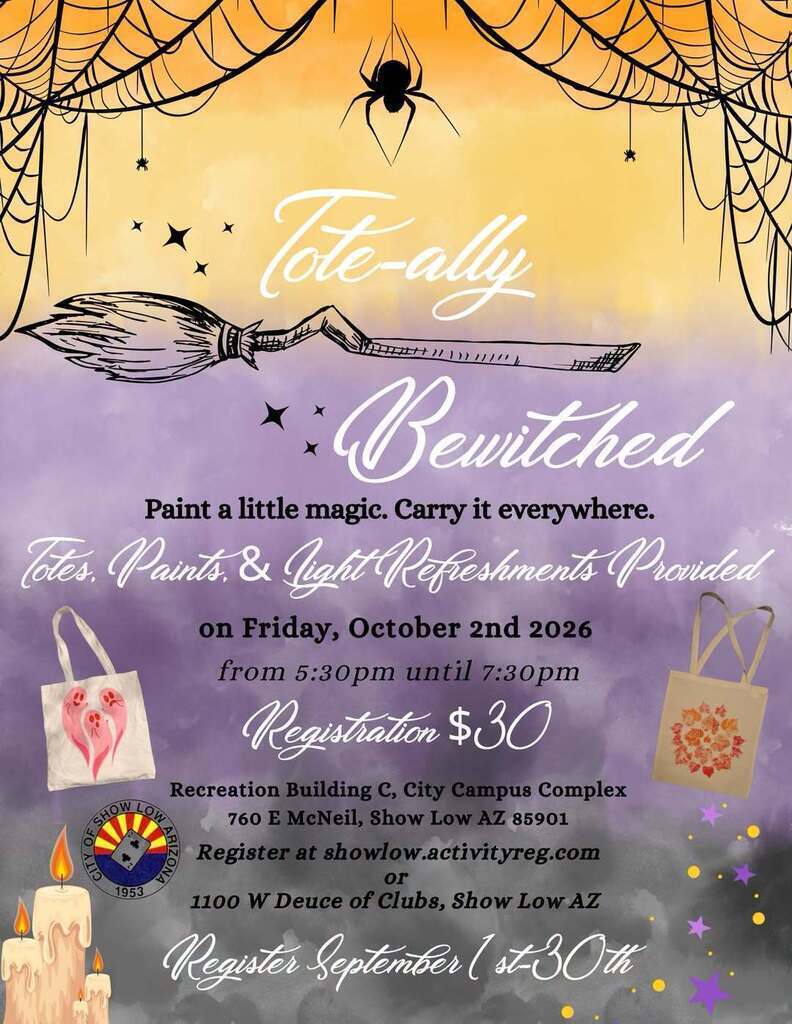 Fall Tote Decorating Flier