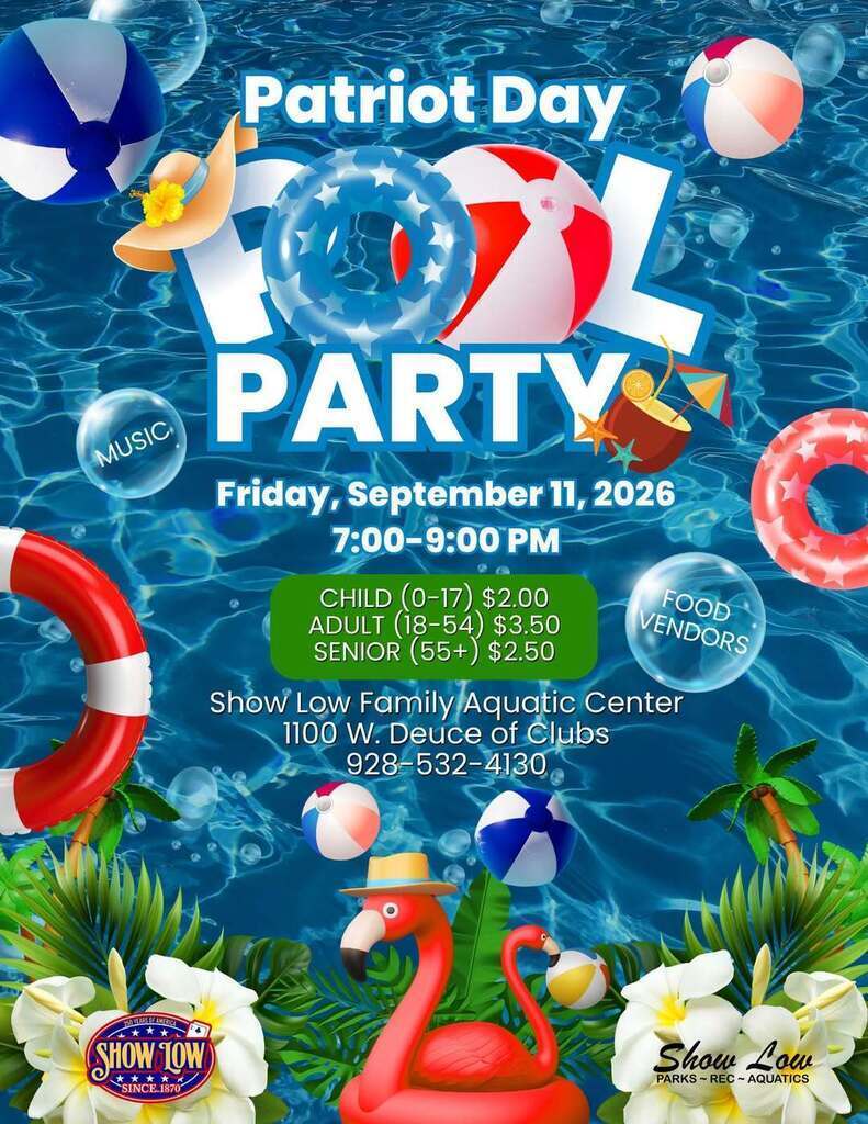 Patriot Day Pool Party Flier