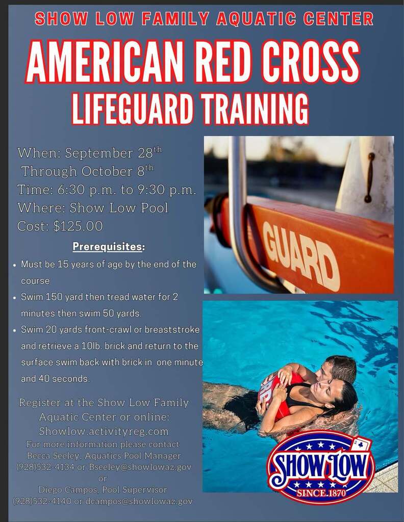 Lifeguard Training Flyer