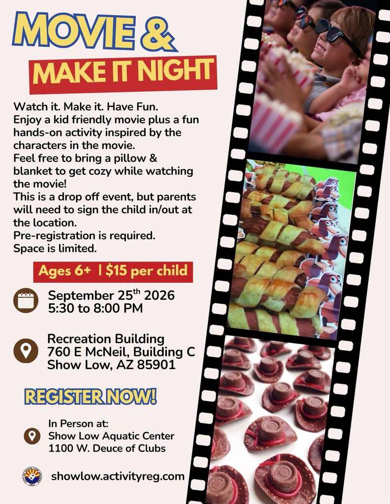 Movie and Make It Night Flyer