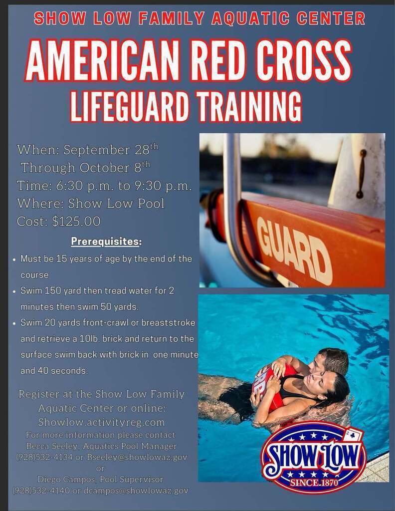 Lifeguard Training Flyer