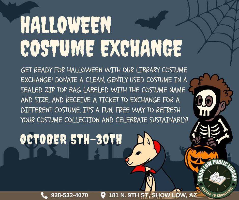 Library Costume Exchange Flyer
