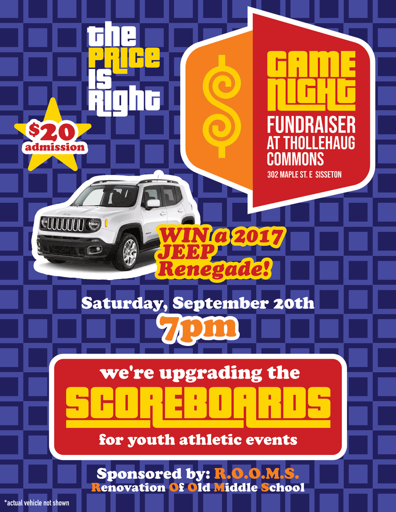 price is right fundraiser car