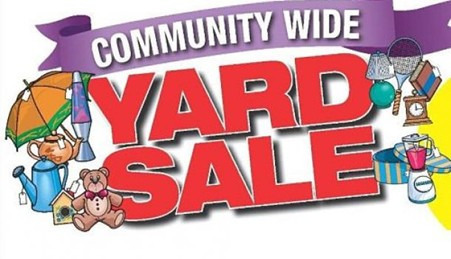 View of Community Wide Yard Sale