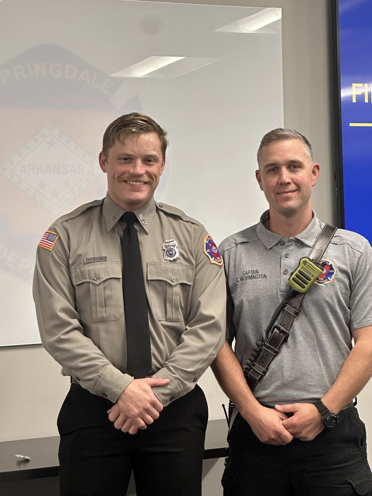 firefighter with his captain