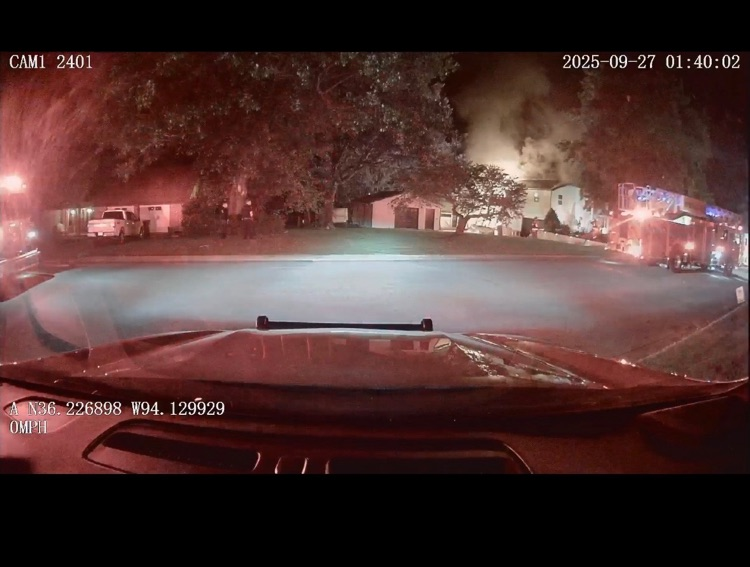 house on fire