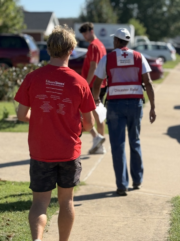 Red Cross volunteers