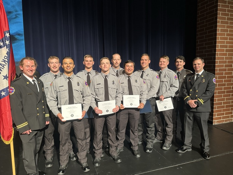 New Recuits graduating