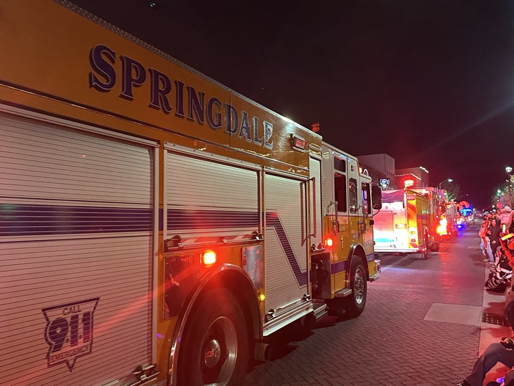 fire truck in parade