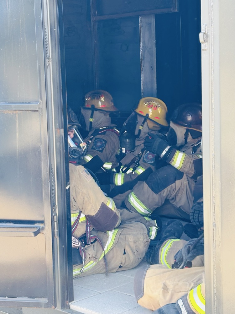 firefighters training