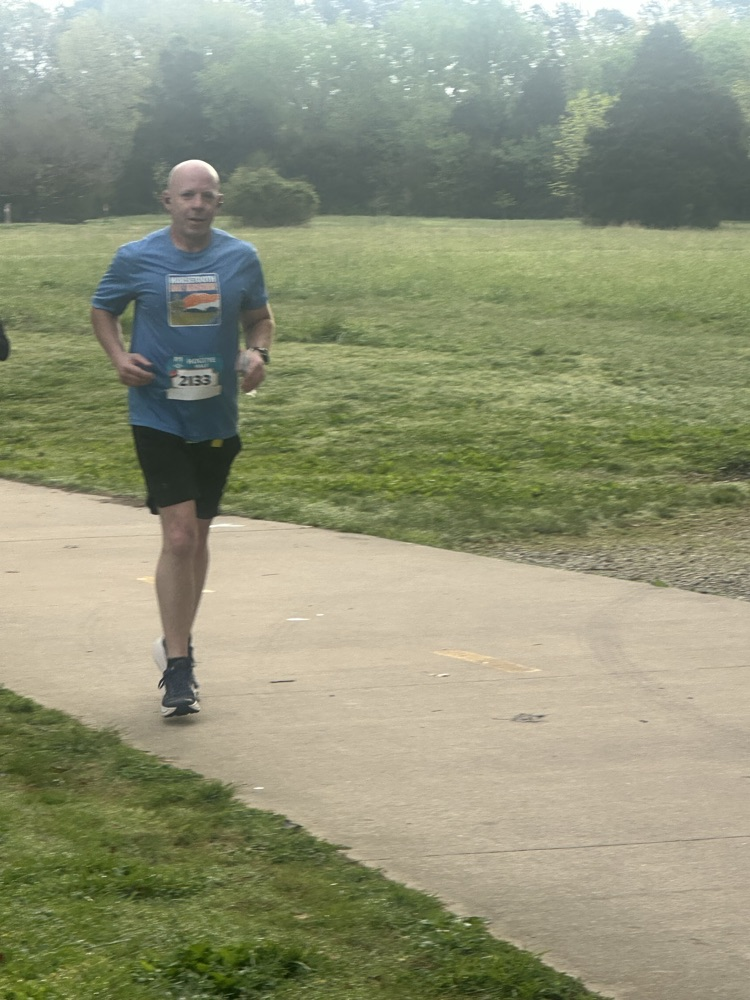 firefighter running a half marathon