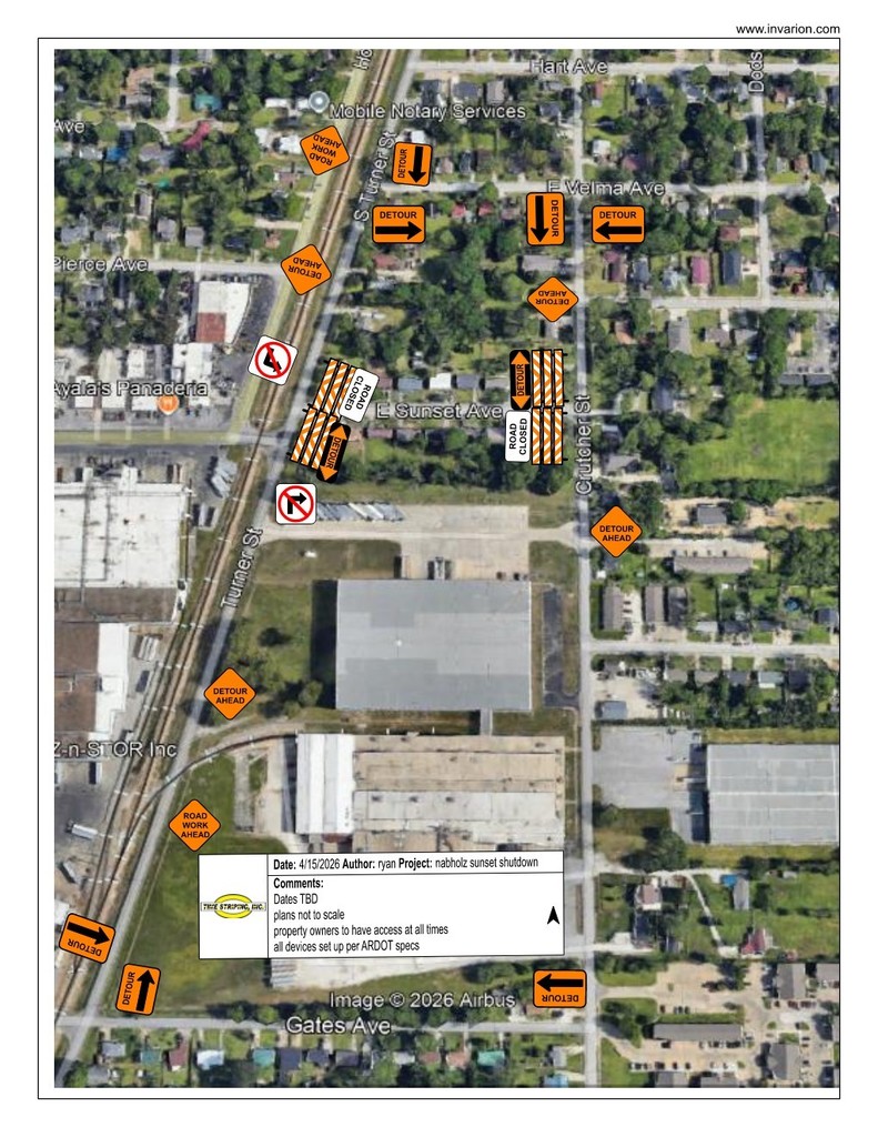 East Sunset Closure