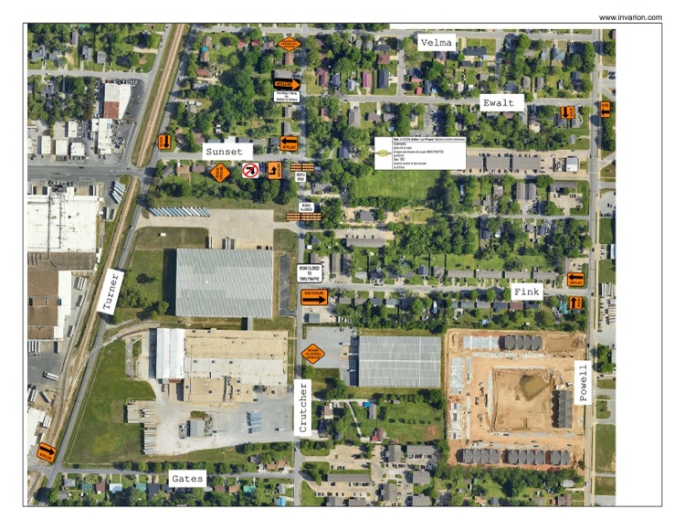 detour map