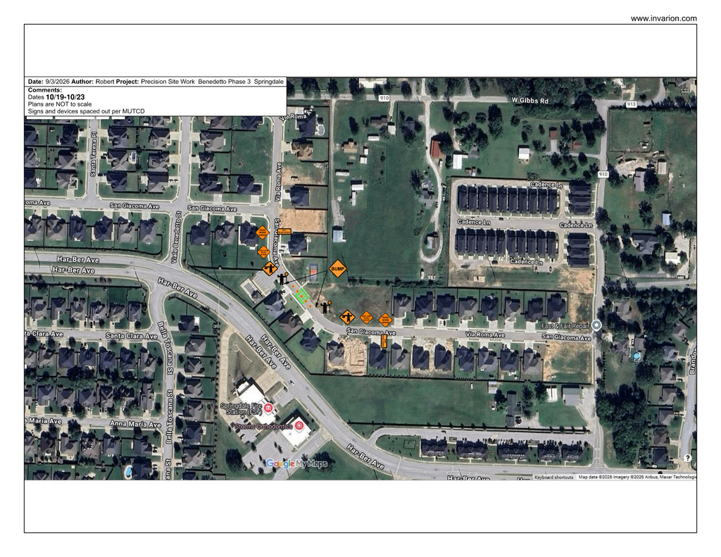 Via Roma Ave road closure