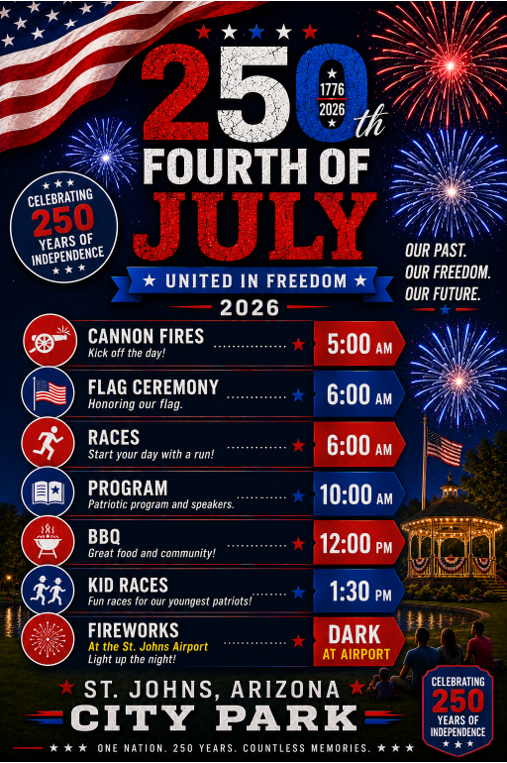 2026 Fourth of July Schedule of Events