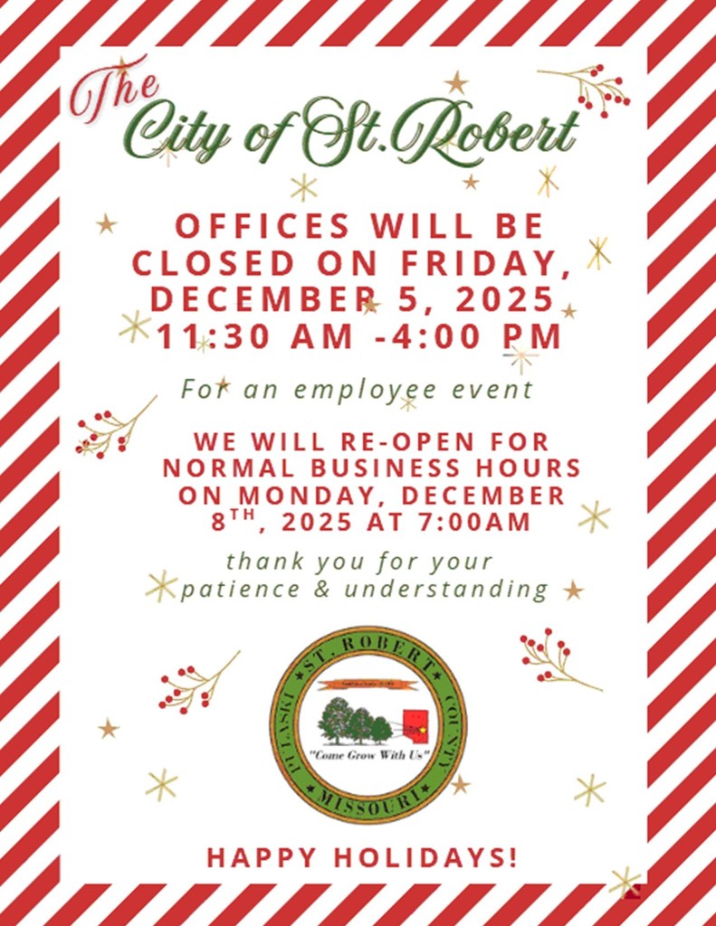 Closed at 11:30am for employee event on Friday, December 5, 2025