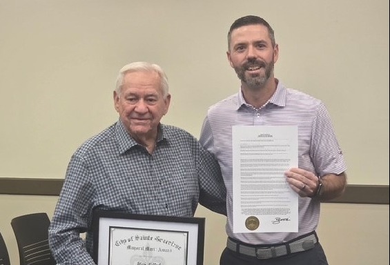 Herb Fallert receives Mayoral Merit Award