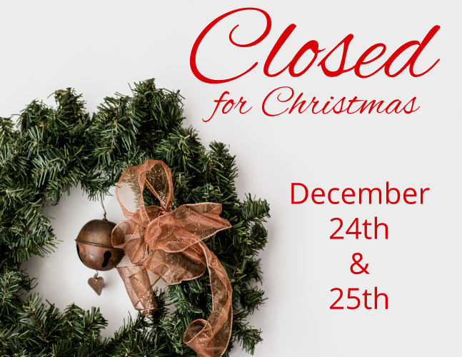 Closed for Christmas