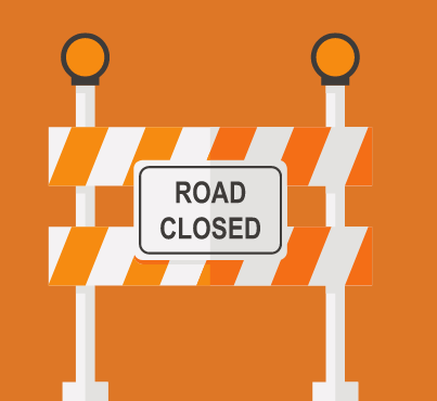 Road Closed Sign
