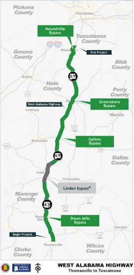 west alabama highway