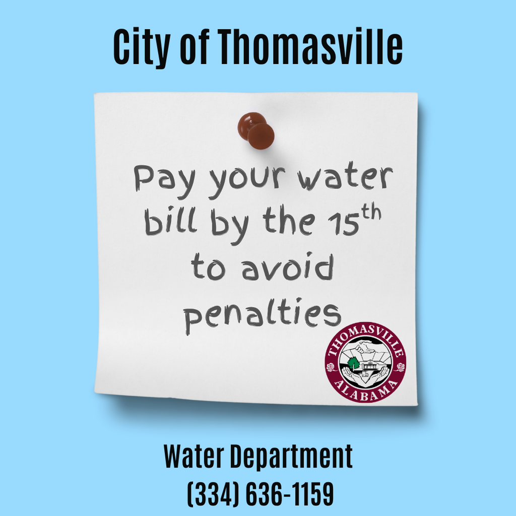 Water Bill Reminder