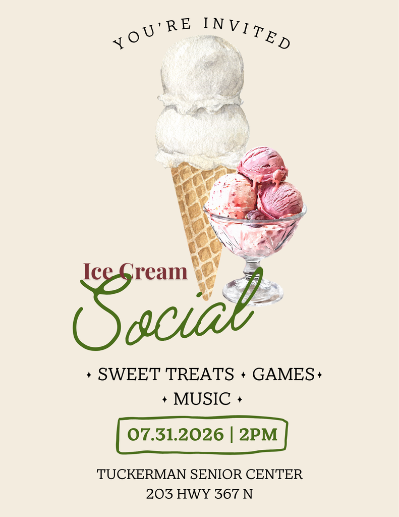ice cream social infographic