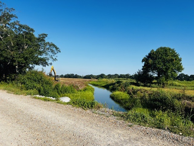 Drainage Ditch #10 progress