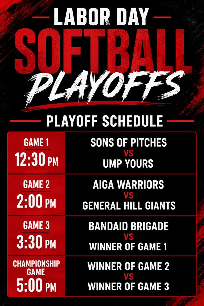Softball Playoffs