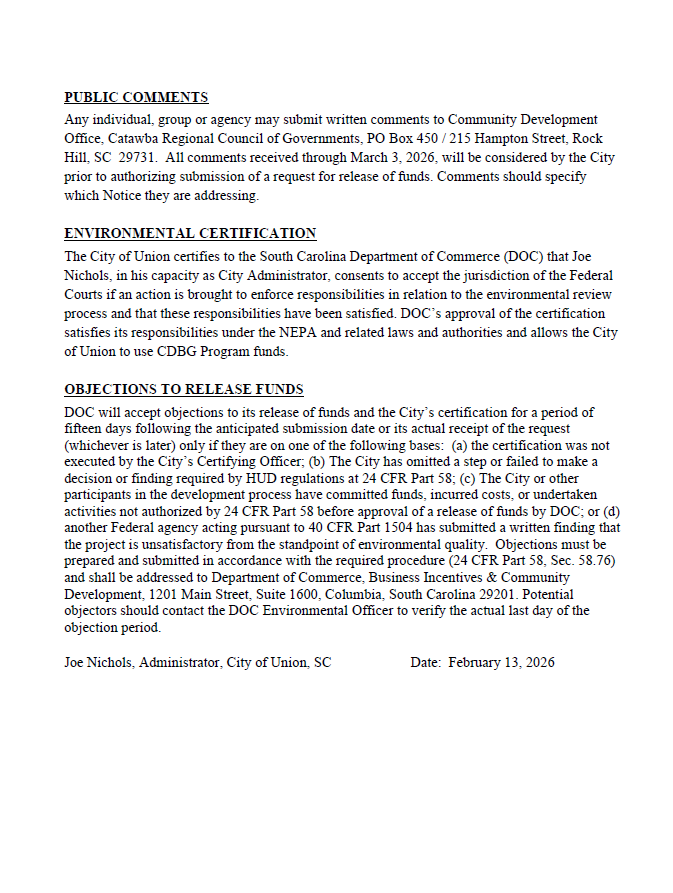 Combined Notice-Buffalo Mill Site Clearance pg 2