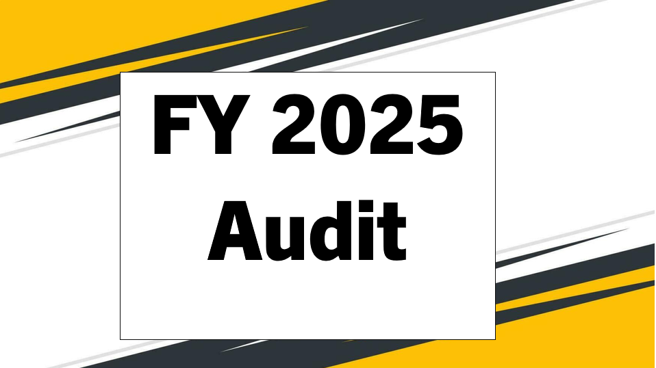 FY 2025 Audit