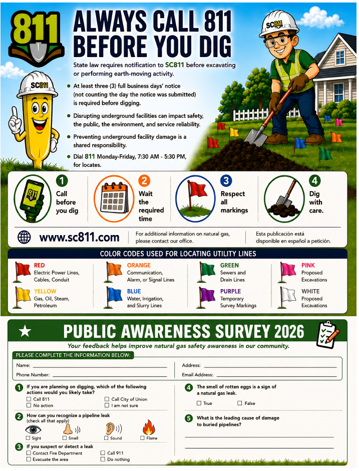 Always Call 811 Before You Dig