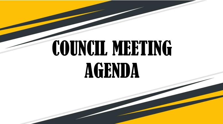 Council Meeting Agenda