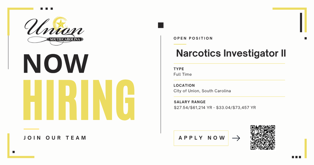 Now hiring Narcotics Investigator II: https://bit.ly/4y9pDBu