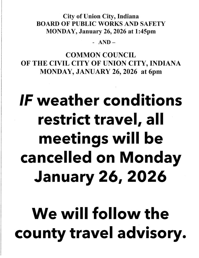 Meeting cancelation notice