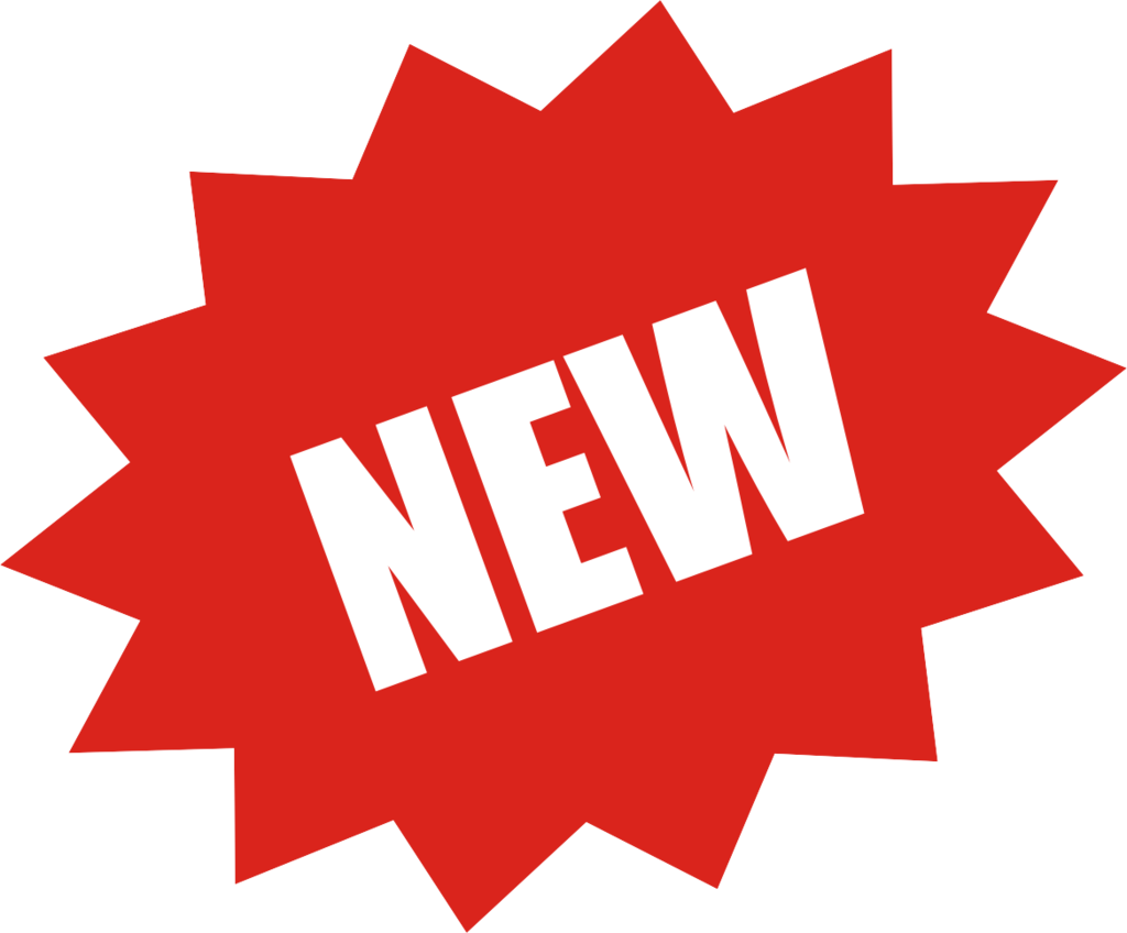 new text with star around it