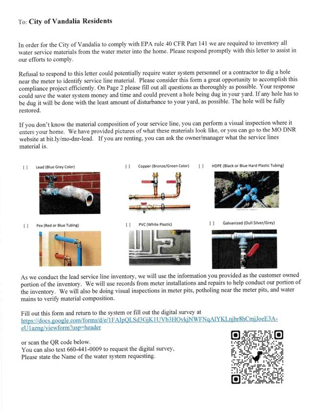 lead line letter in color