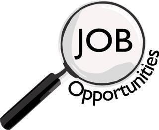 looking glass that has JOB in the middle and Opportunities rounding the galss