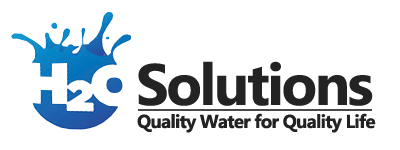 h2o solutions ima with H2O in water and Solutions underlined with Quality Water for Quality Life under it