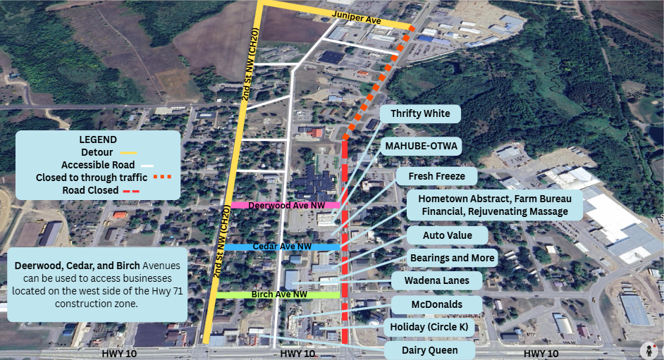 N71 Business Map West