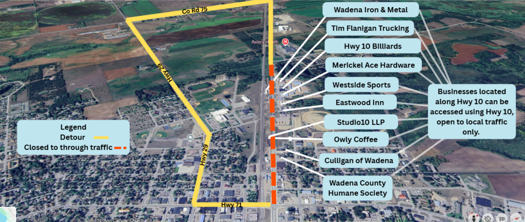 Hwy 10 Business Access