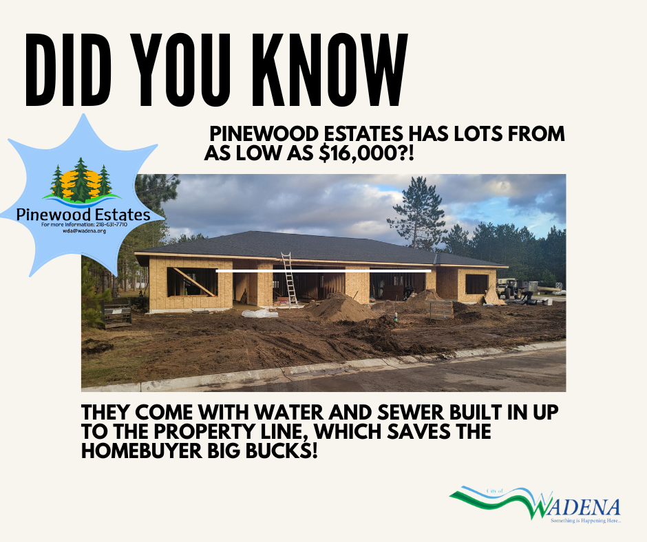 Pinewood Estates has lots available! Contact Dean Uselman for more info.