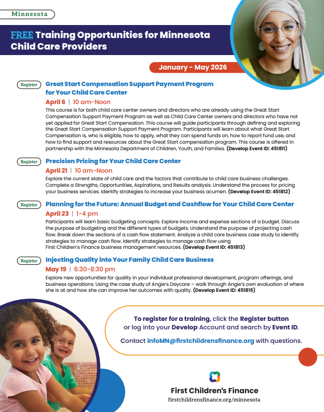 Childcare Training Opportunity